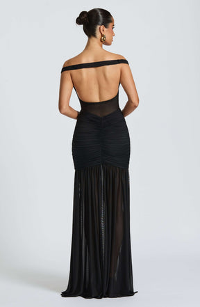 Alaia Maxi Dress - Black L.F