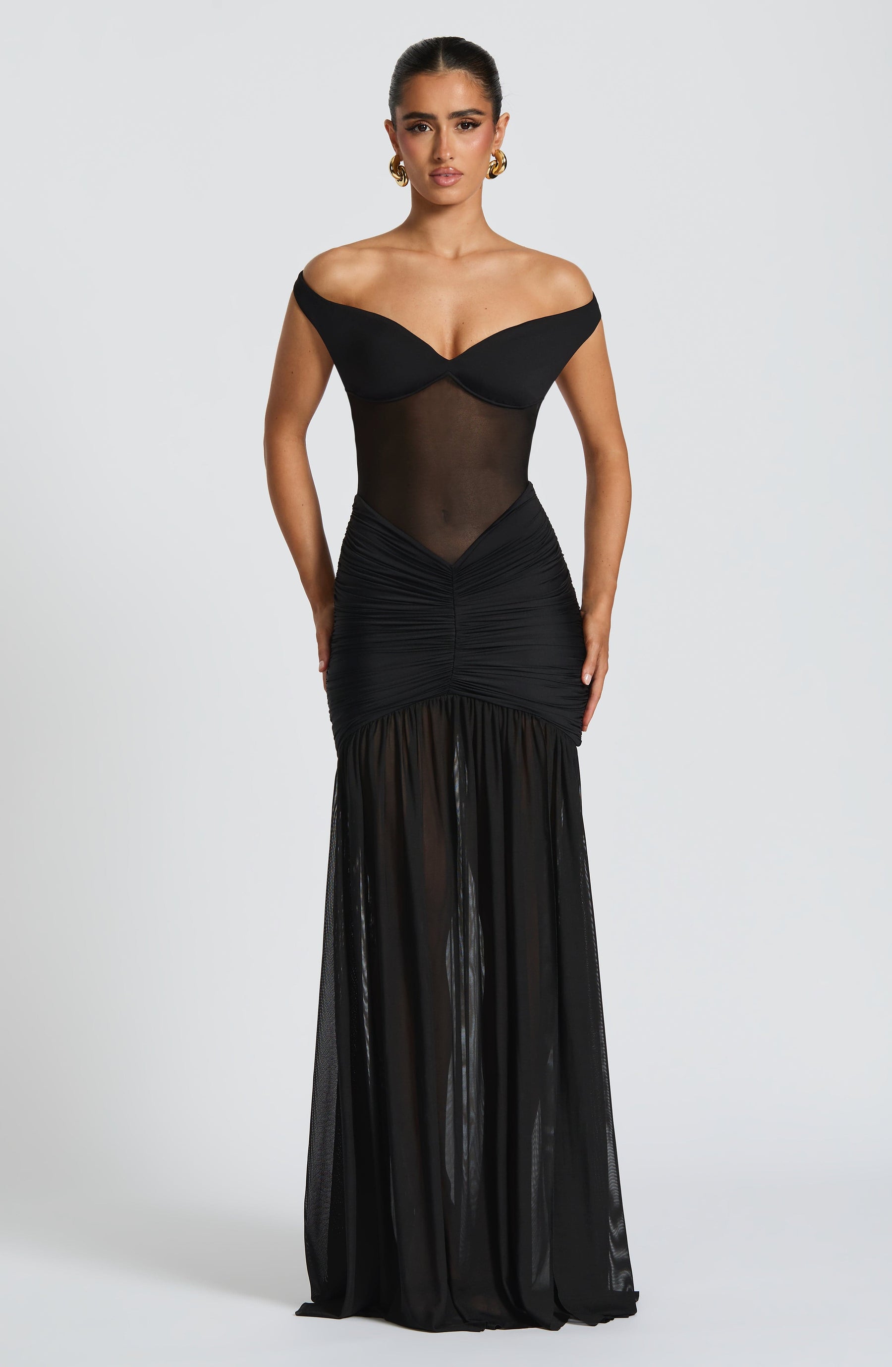 Alaia Maxi Dress - Black L.F