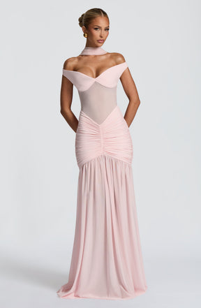 Alaia Maxi Dress - Blush L.F