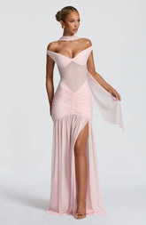 Alaia Maxi Dress - Blush L.F