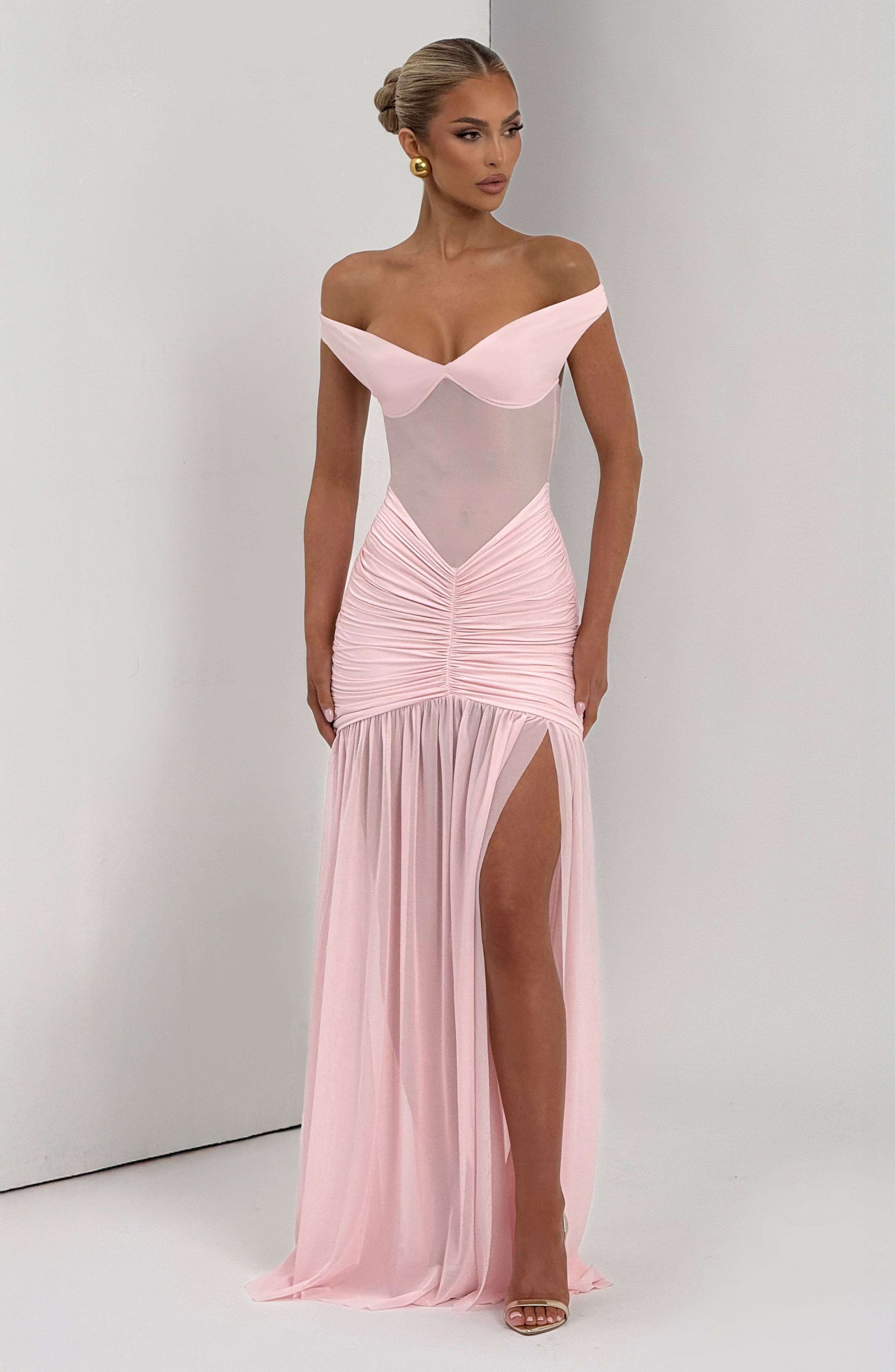 Alaia Maxi Dress - Blush L.F