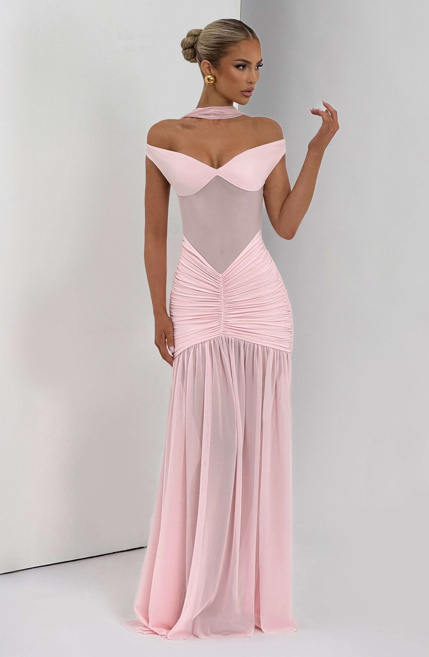Alaia Maxi Dress - Blush L.F
