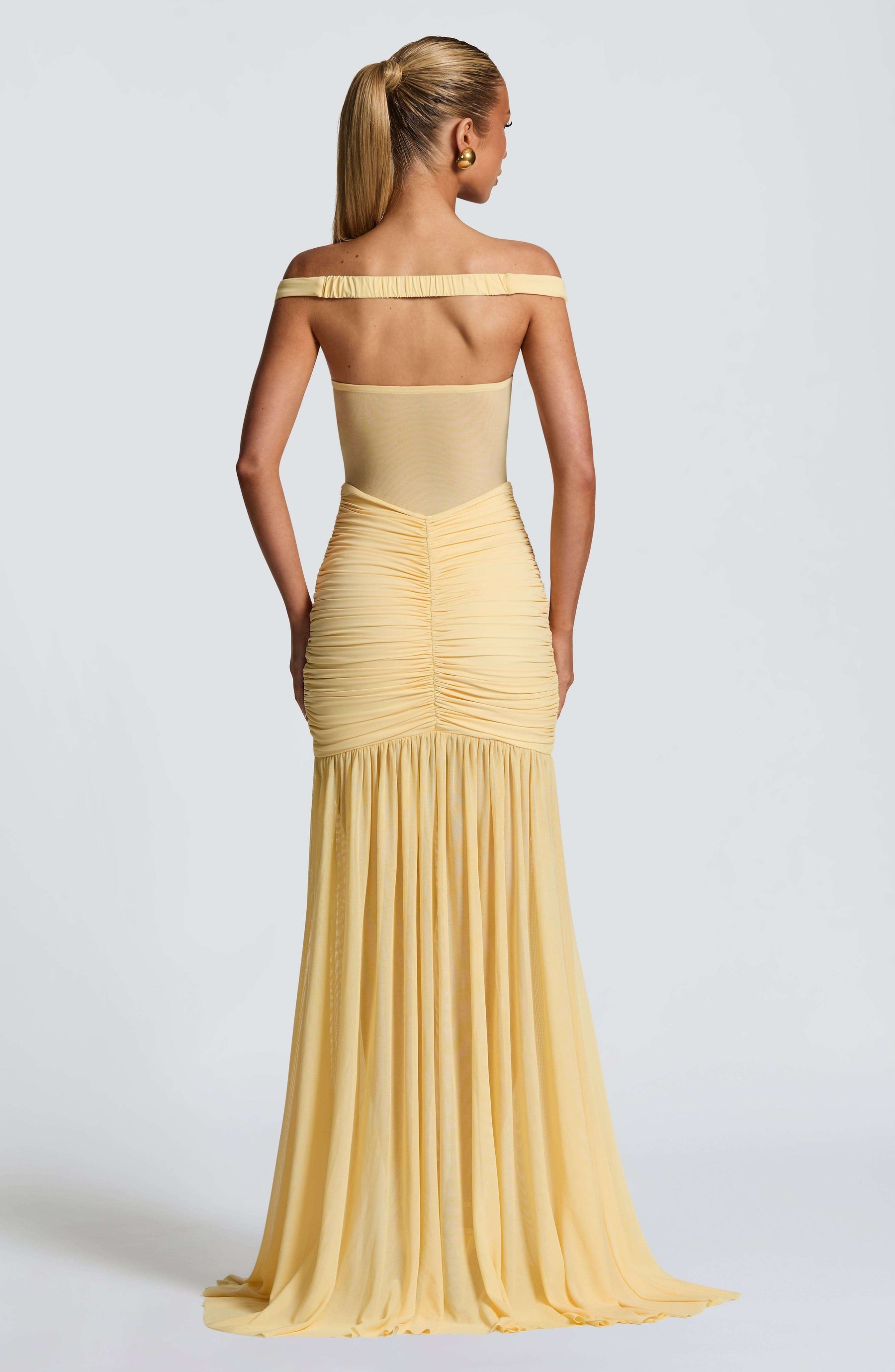 Alaia Maxi Dress - Lemon L.F