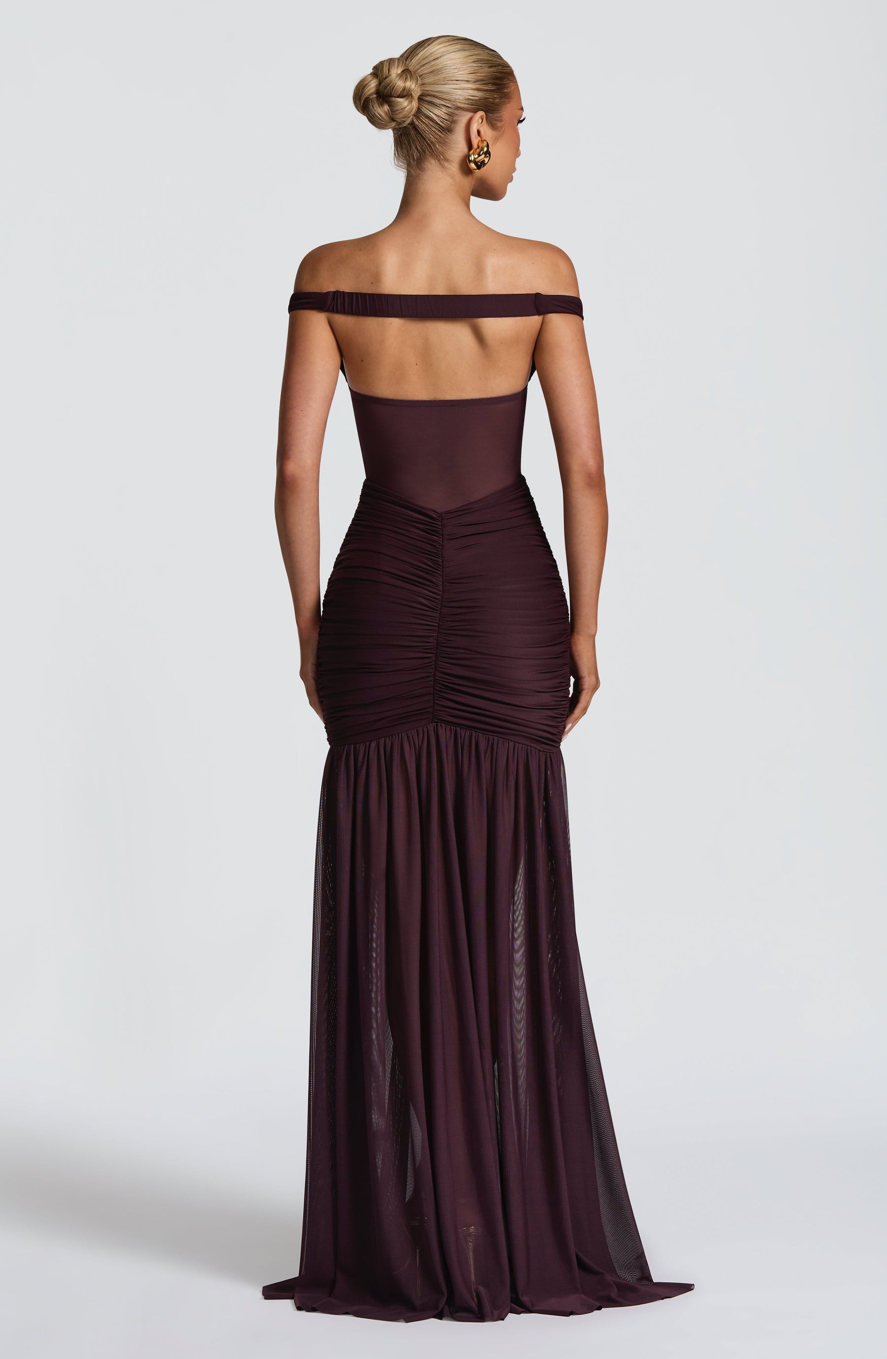 Alaia Maxi Dress - Plum L.F