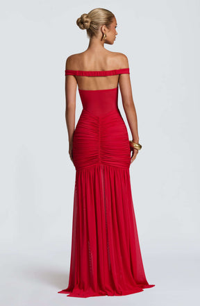 Alaia Maxi Dress - Red L.F