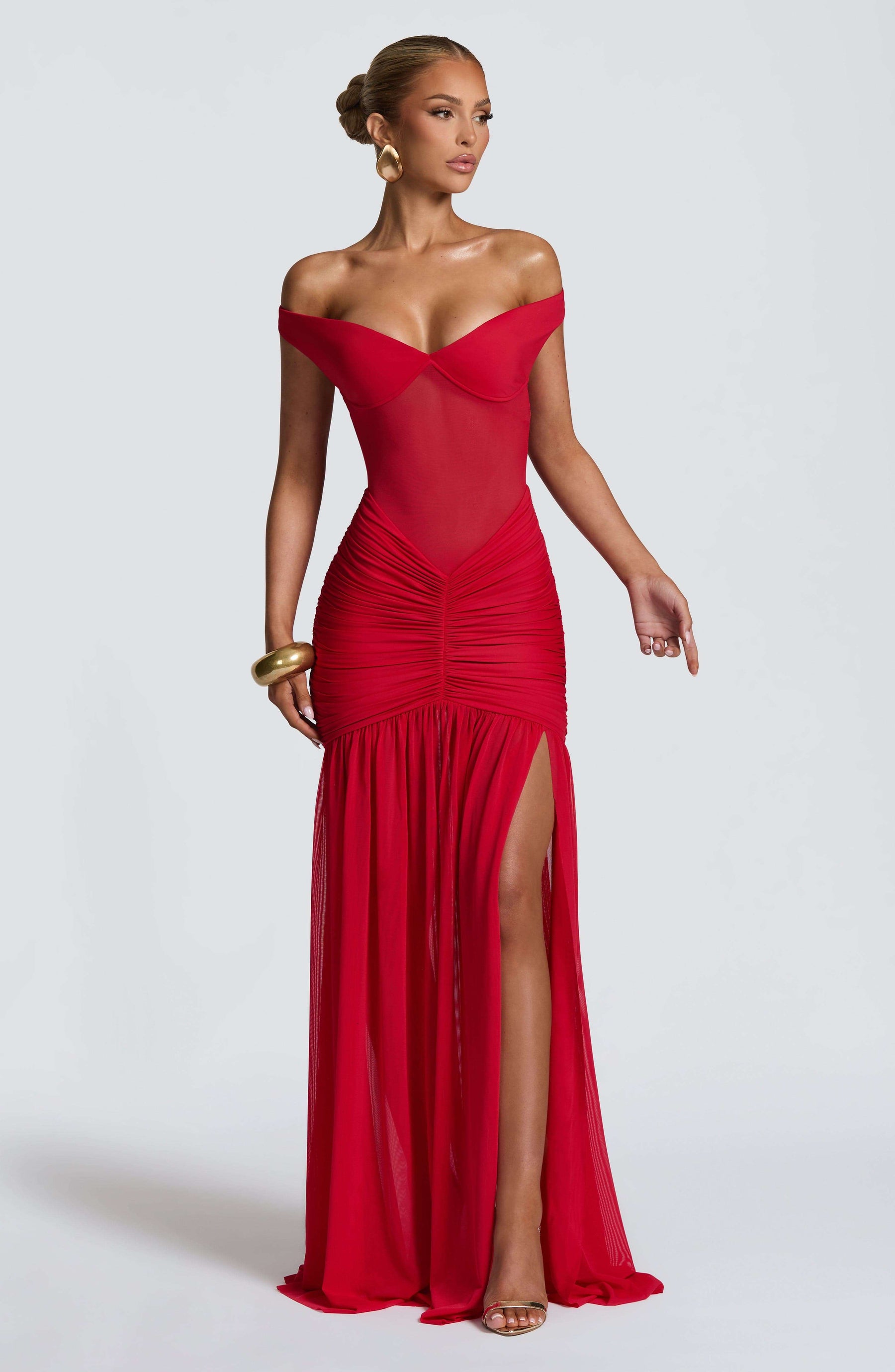 Alaia Maxi Dress - Red L.F