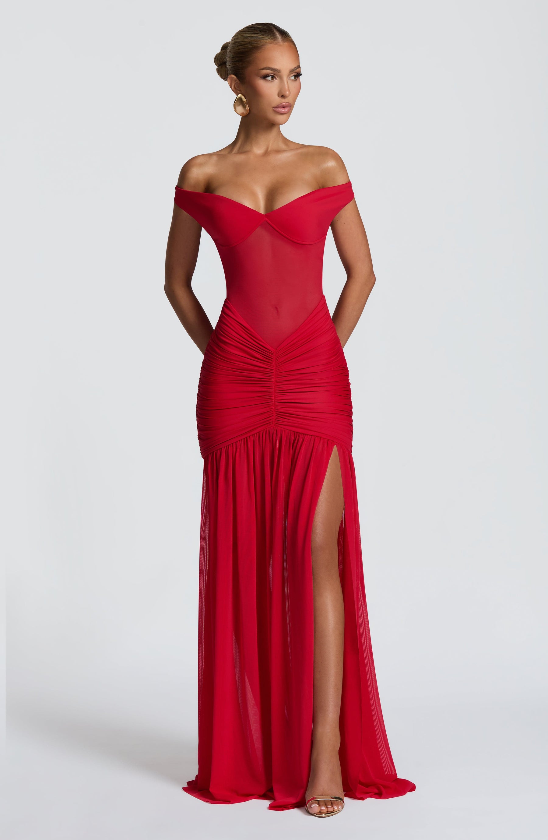 Alaia Maxi Dress - Red L.F