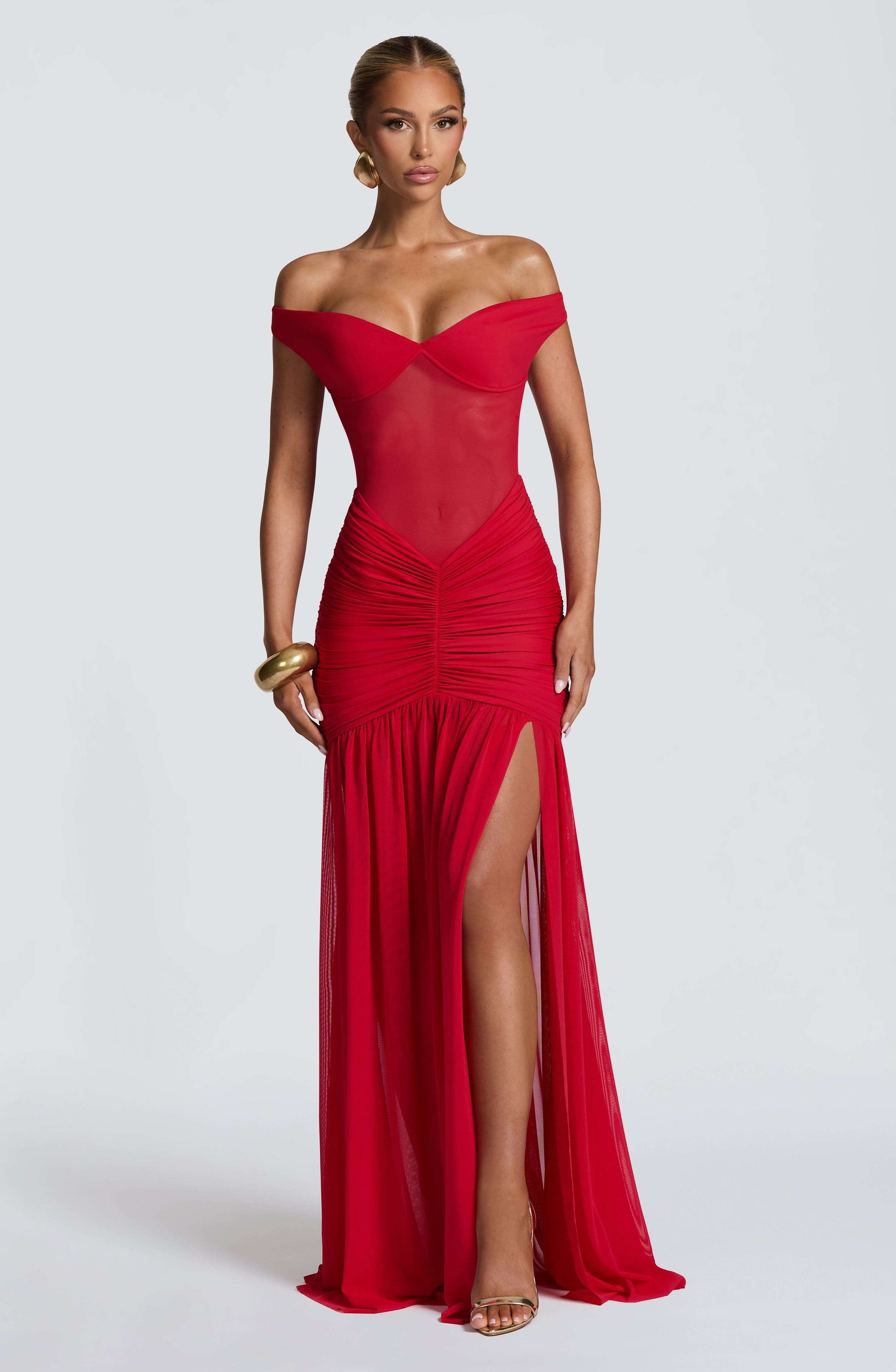 Alaia Maxi Dress - Red L.F