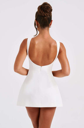 Alana Mini Dress - Ivory R.F