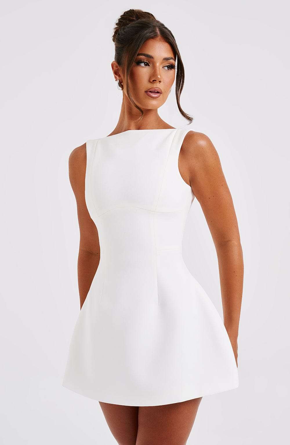 Alana Mini Dress - Ivory R.F
