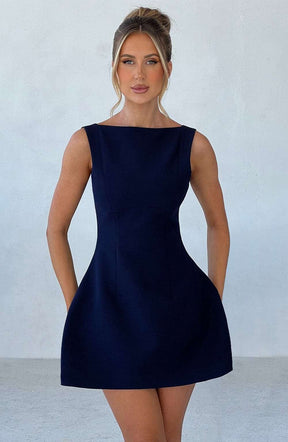 Alana Mini Dress - Navy R.F