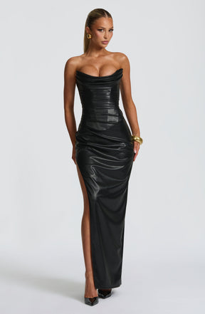 Alba Maxi Dress - Black M.T