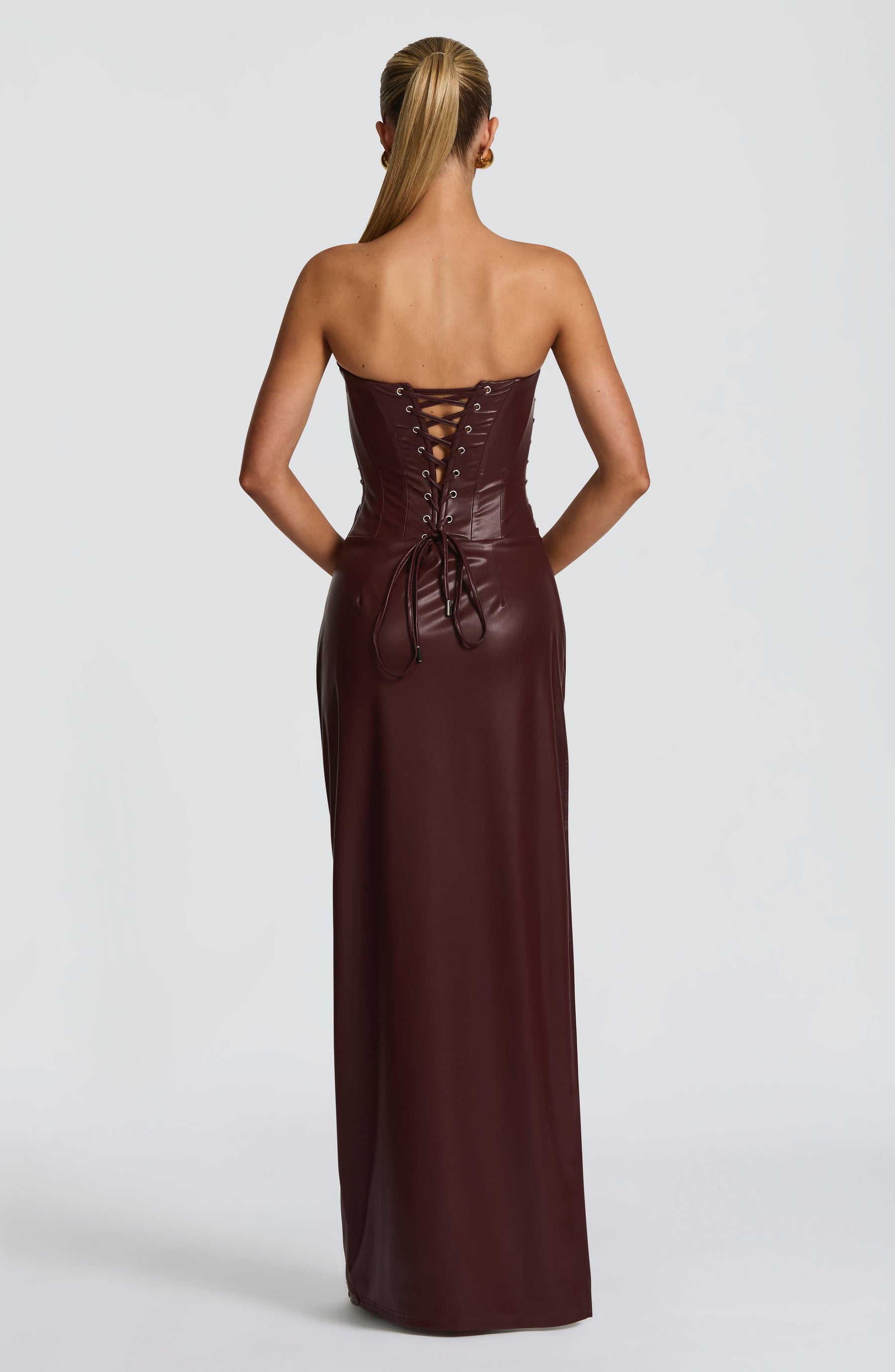 Alba Maxi Dress - Burgundy M.T