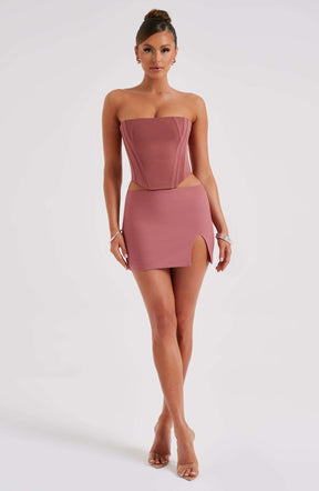 Alina Mini Skirt - Rose Pink L.F