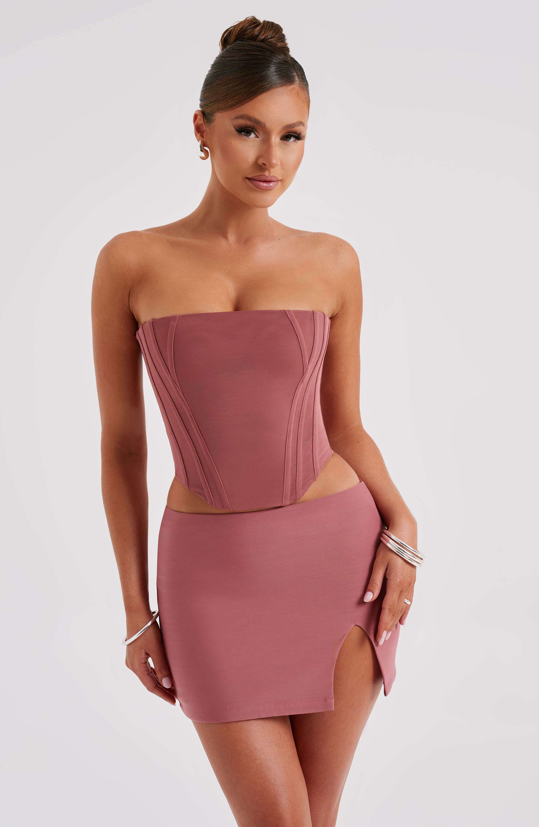 Alina Mini Skirt - Rose Pink L.F