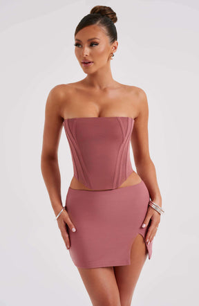 Alina Mini Skirt - Rose Pink L.F