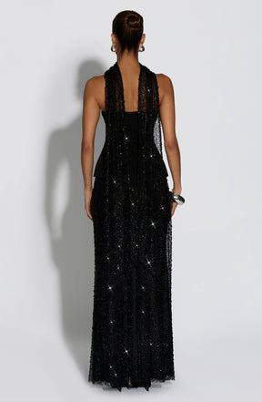 Allaire Maxi Skirt - Black R.F