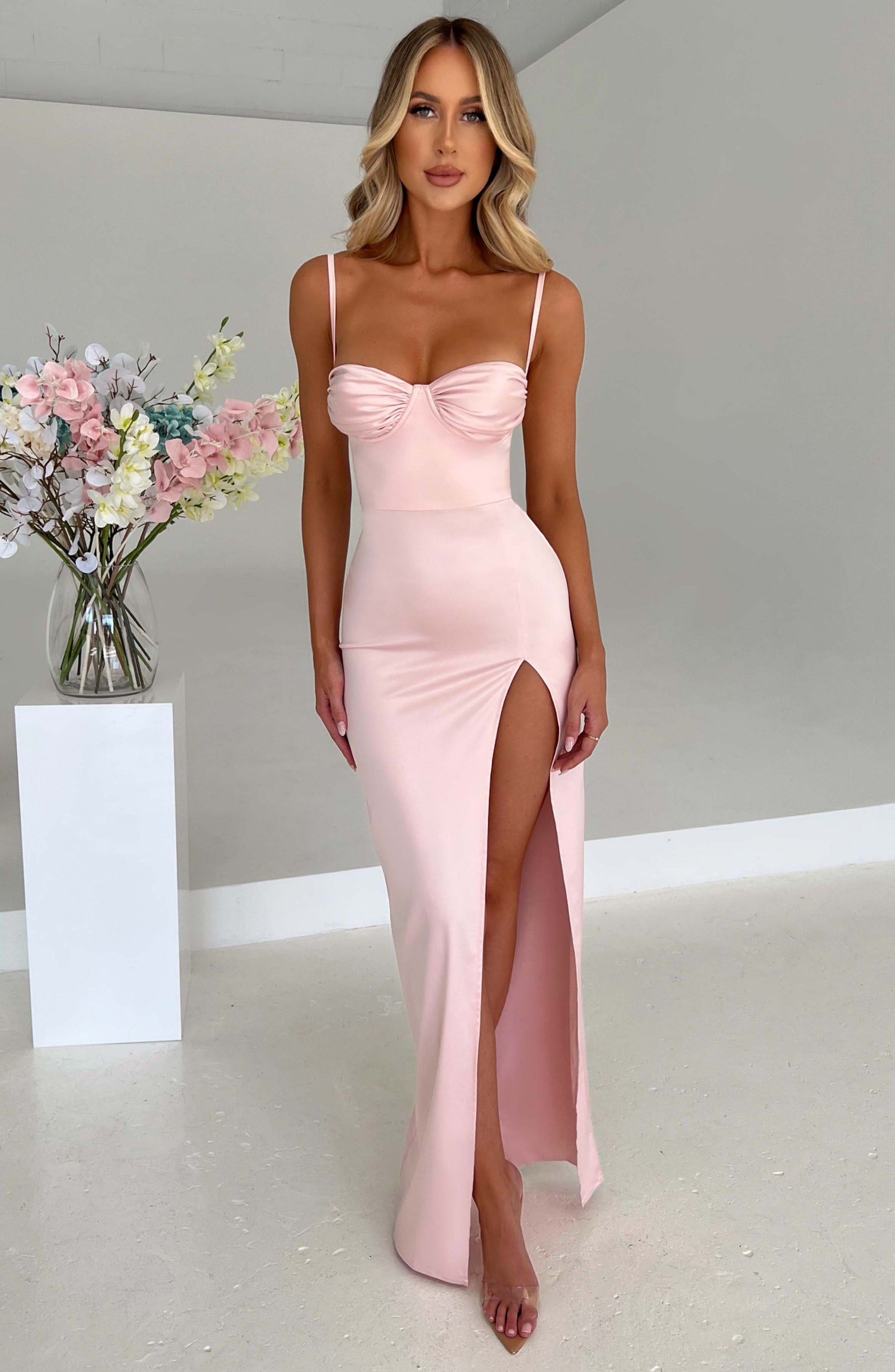 Alora Maxi Dress - Blush C.F