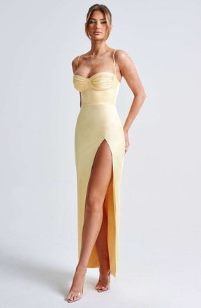 Alora Maxi Dress - Lemon Ryvelle