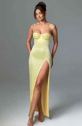 Alora Maxi Dress - Lemon Ryvelle