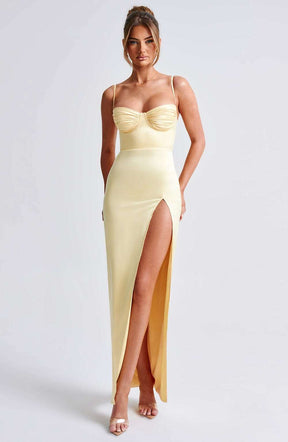 Alora Maxi Dress - Lemon Ryvelle