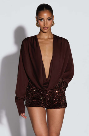 Amadi Shorts - Plum Brown R.F
