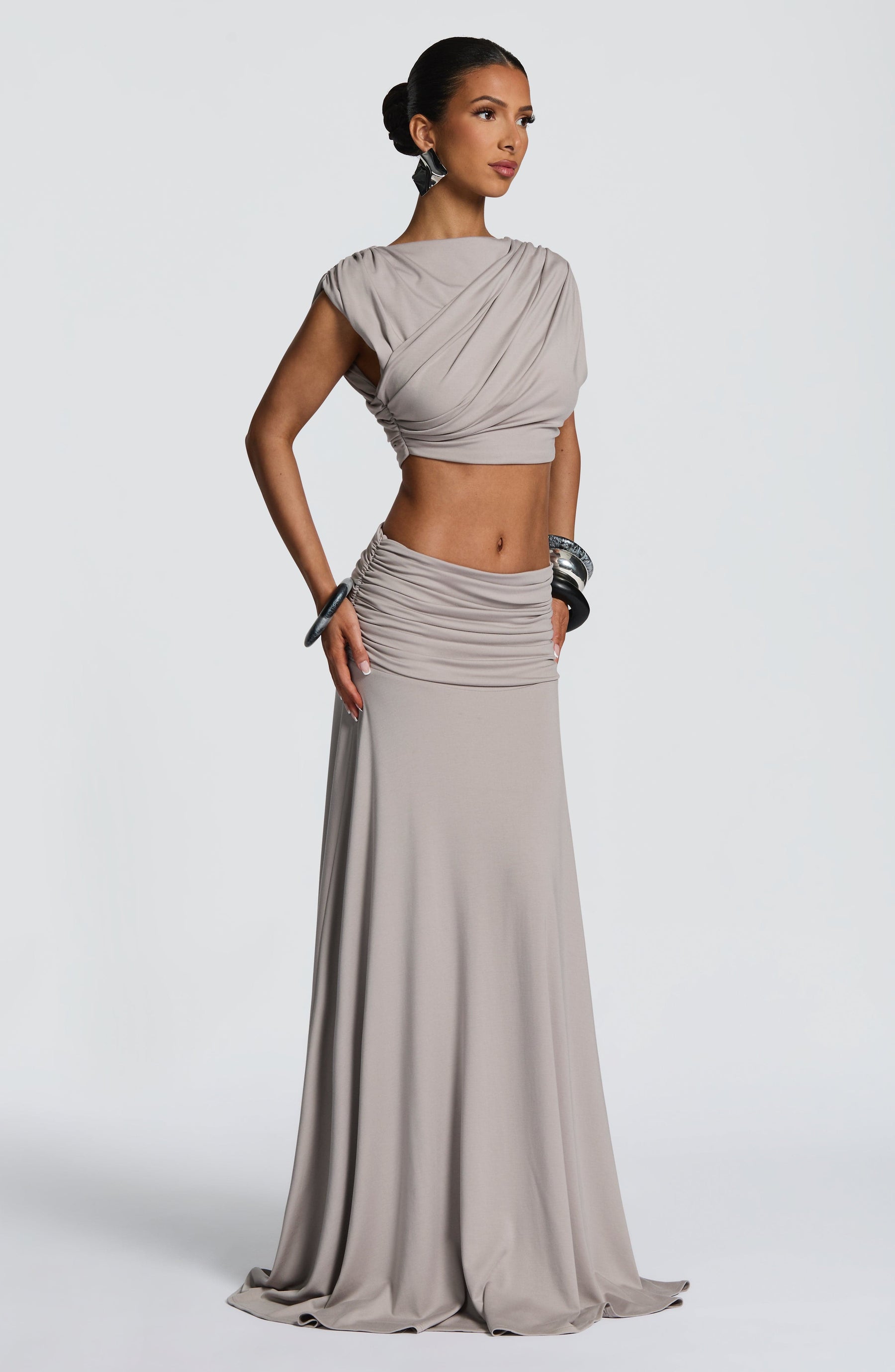 Amara Top - Light Grey L.F