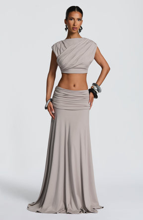 Amara Top - Light Grey L.F