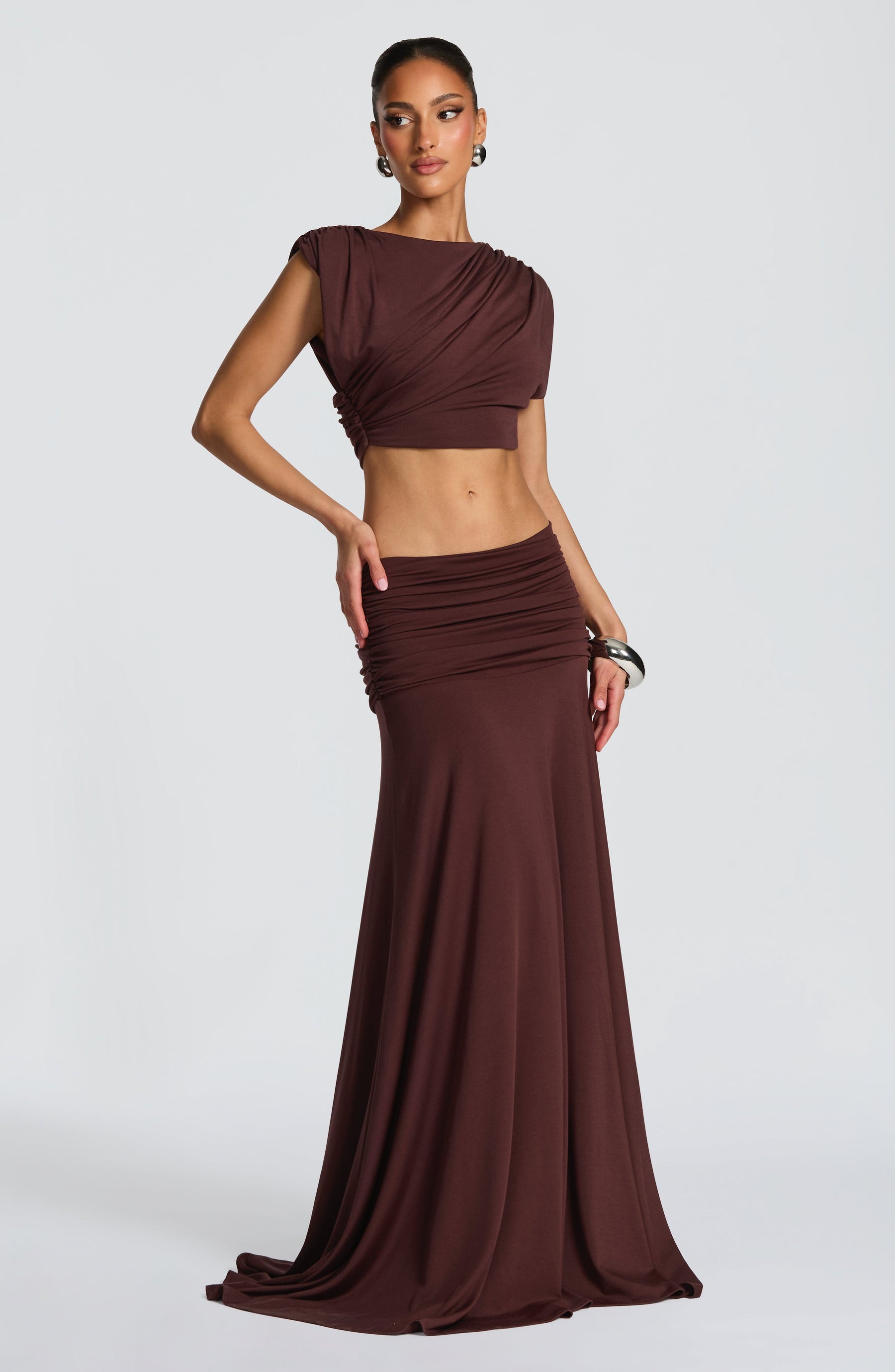 Amara Top - Plum Brown L.F