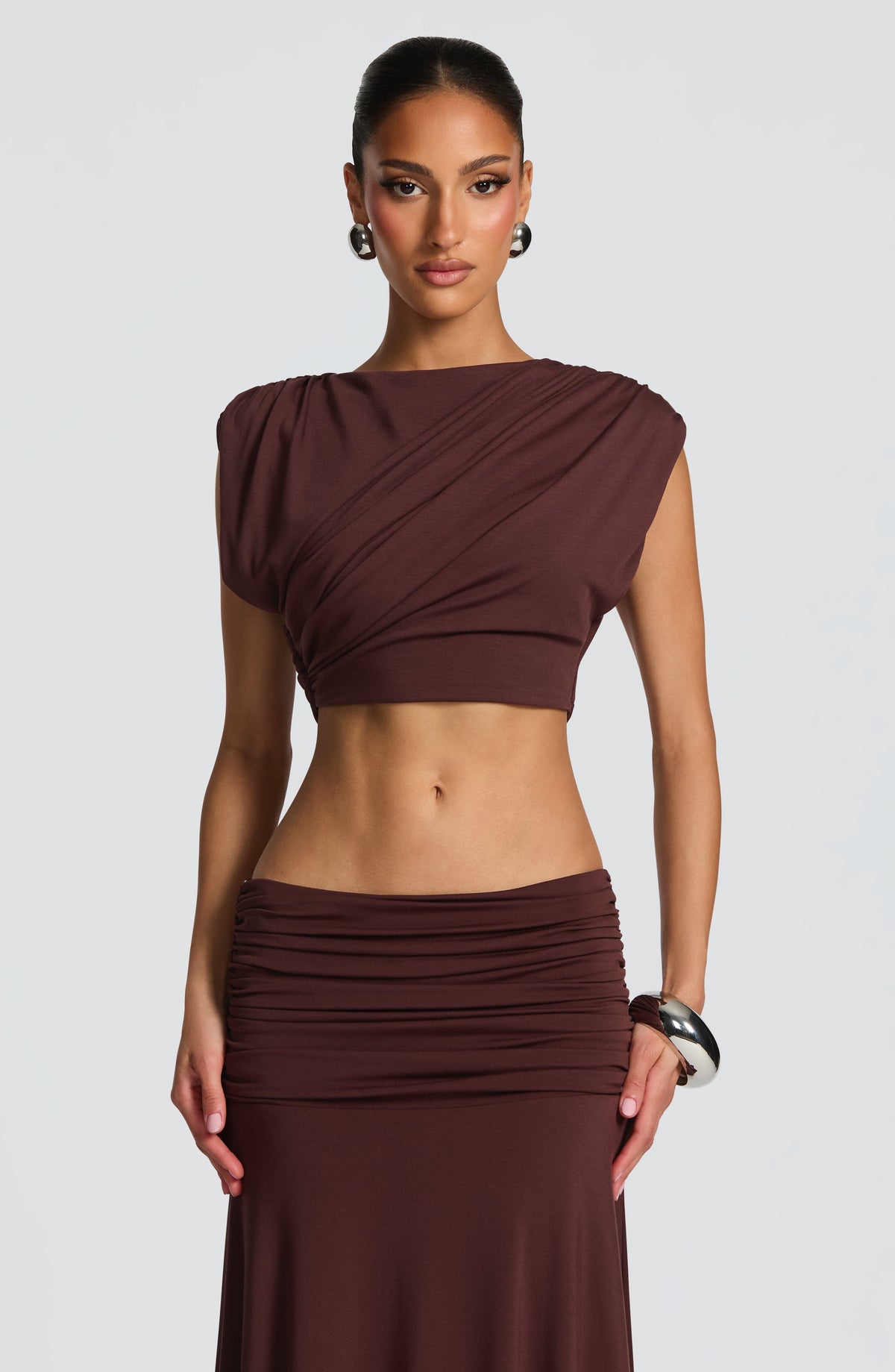 Amara Top - Plum Brown L.F