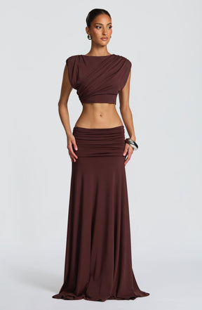 Amara Top - Plum Brown L.F