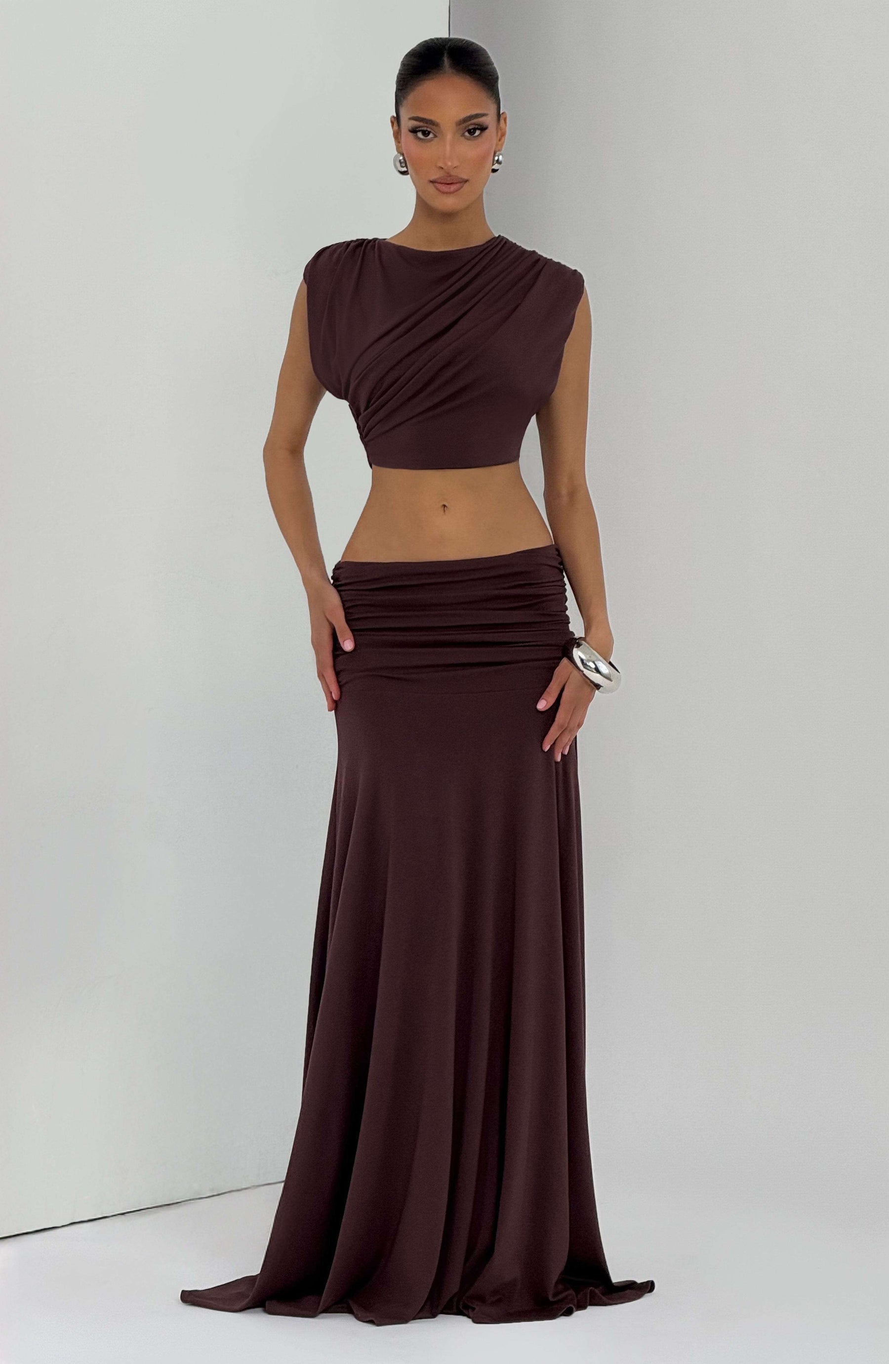 Amara Top - Plum Brown L.F