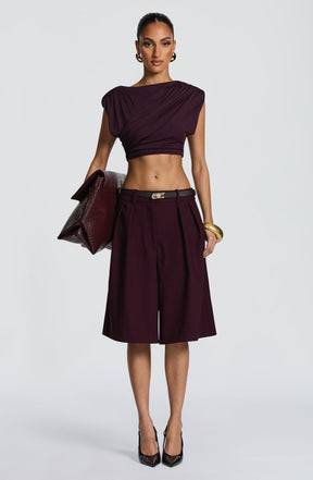 Amara Top - Plum L.F