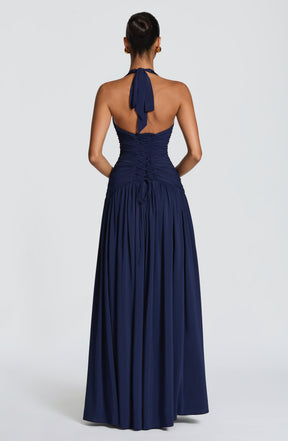 Amaris Maxi Dress - Navy Ryvelle