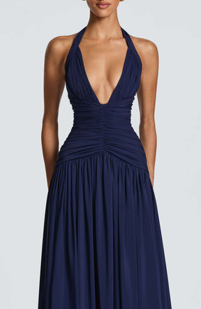 Amaris Maxi Dress - Navy Ryvelle