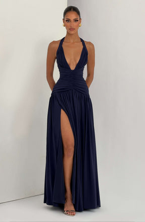 Amaris Maxi Dress - Navy Ryvelle
