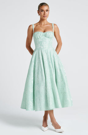Amity Midi Dress - Mint R.F