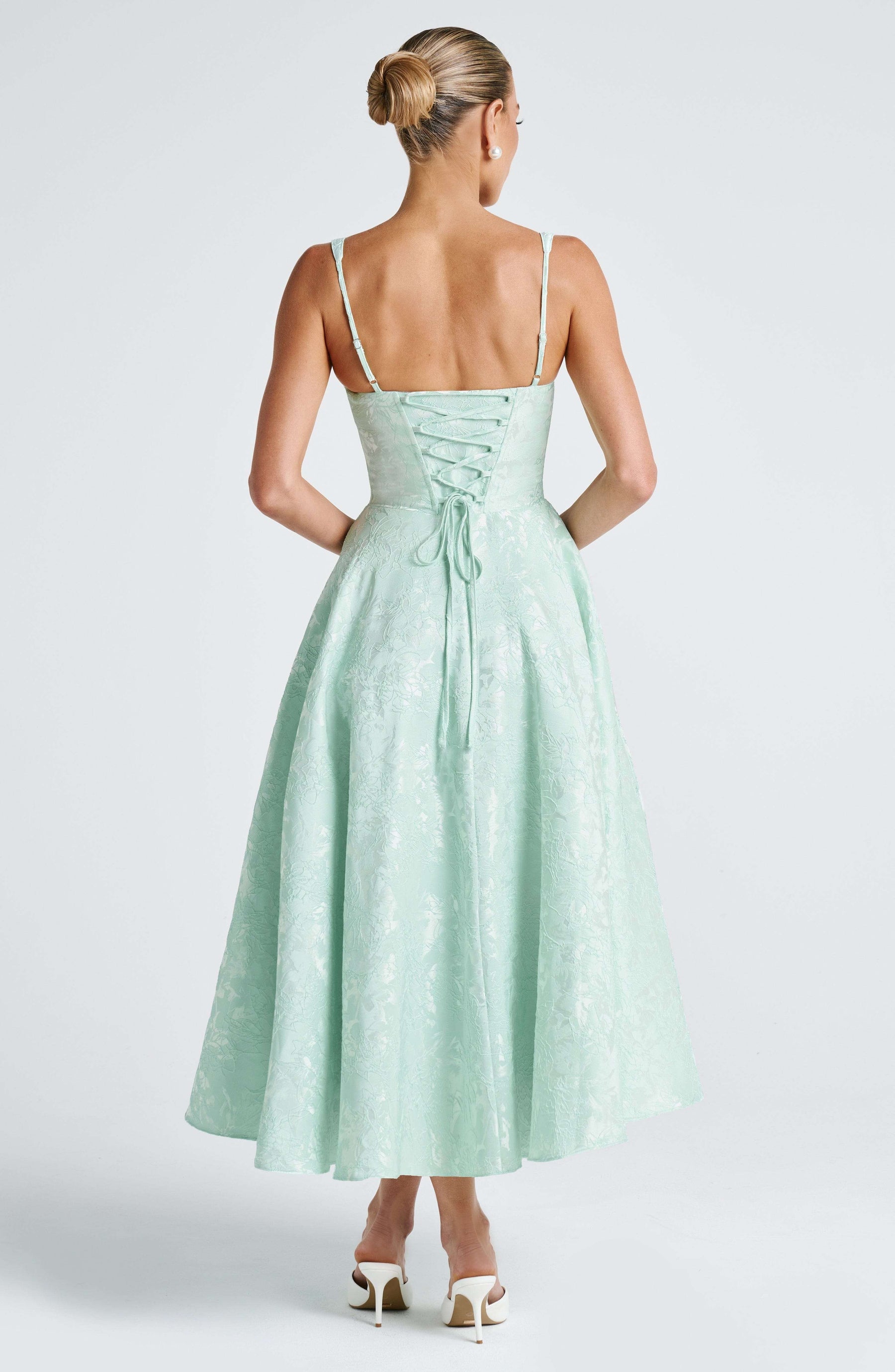 Amity Midi Dress - Mint R.F