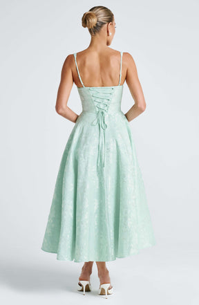 Amity Midi Dress - Mint R.F