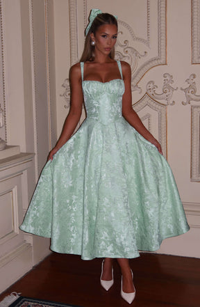 Amity Midi Dress - Mint R.F