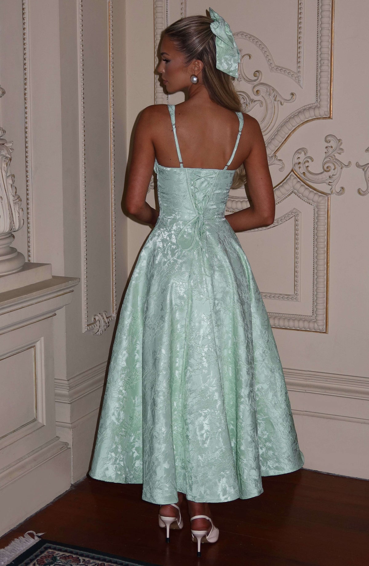 Amity Midi Dress - Mint R.F