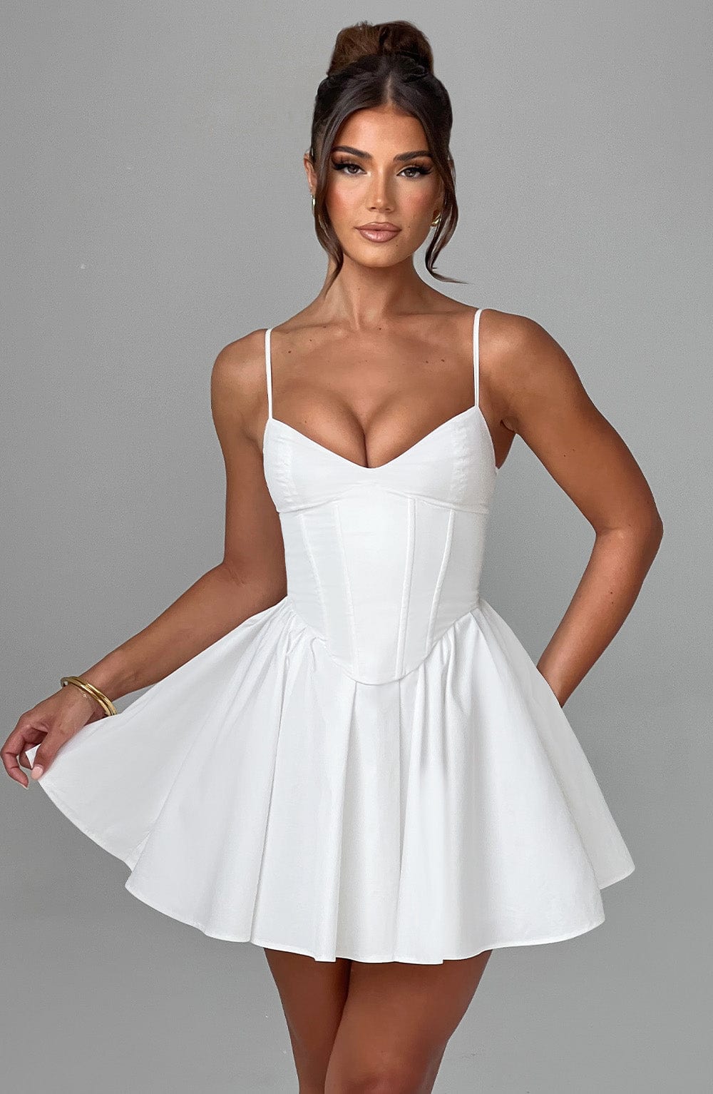 Analeigh Mini Dress - Ivory M.T