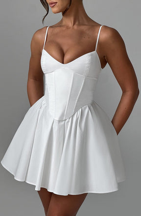 Analeigh Mini Dress - Ivory M.T