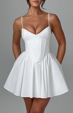 Analeigh Mini Dress - Ivory M.T