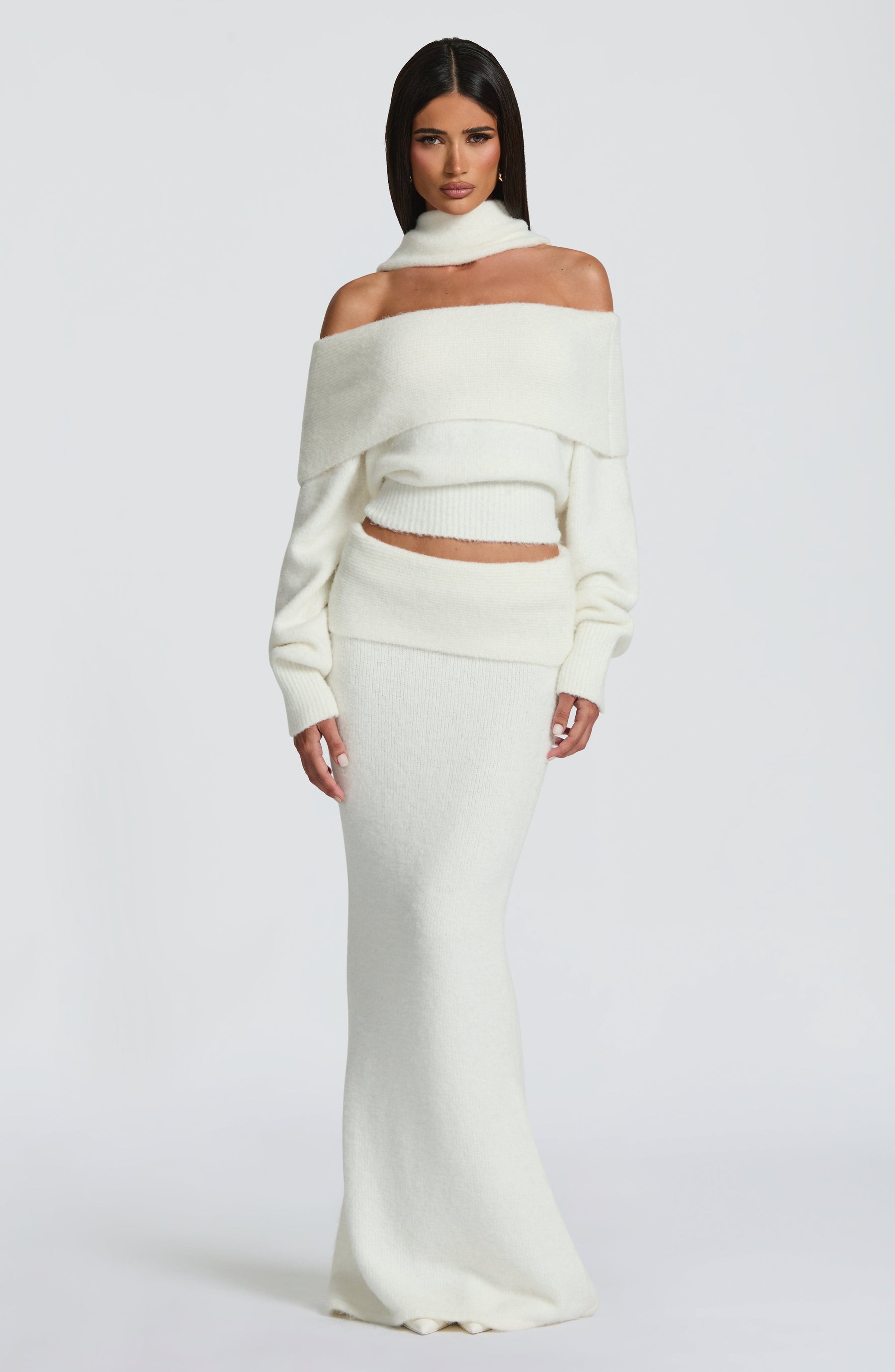 Andie Maxi Skirt - Ivory Ryvelle