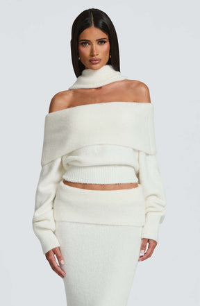 Andie Maxi Skirt - Ivory Ryvelle