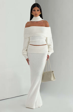 Andie Maxi Skirt - Ivory Ryvelle