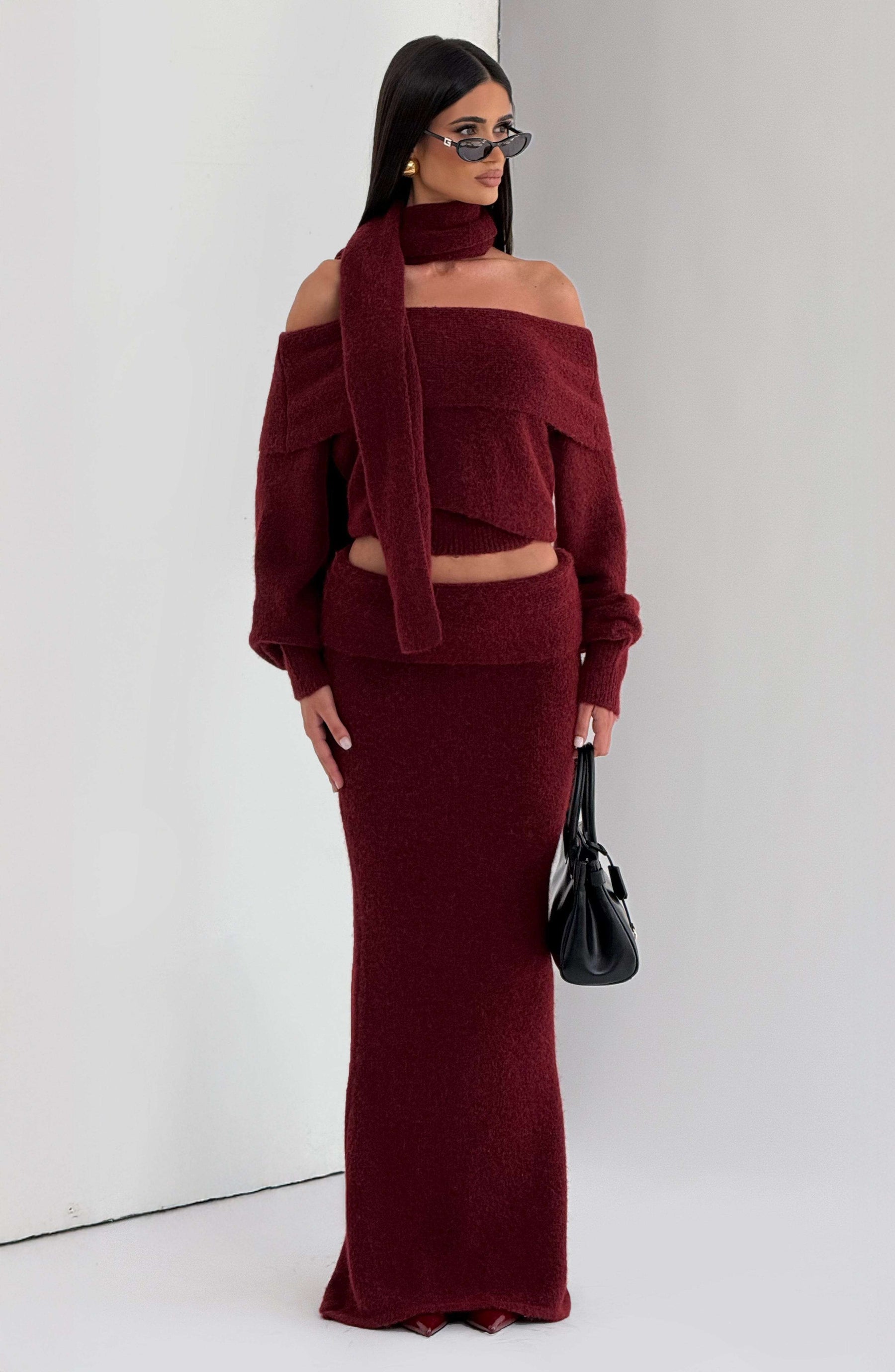 Andie Top - Burgundy T.T
