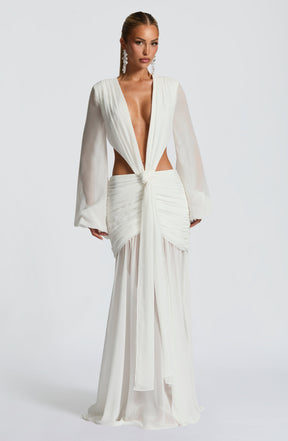 Andrina Maxi Dress - Ivory T.X