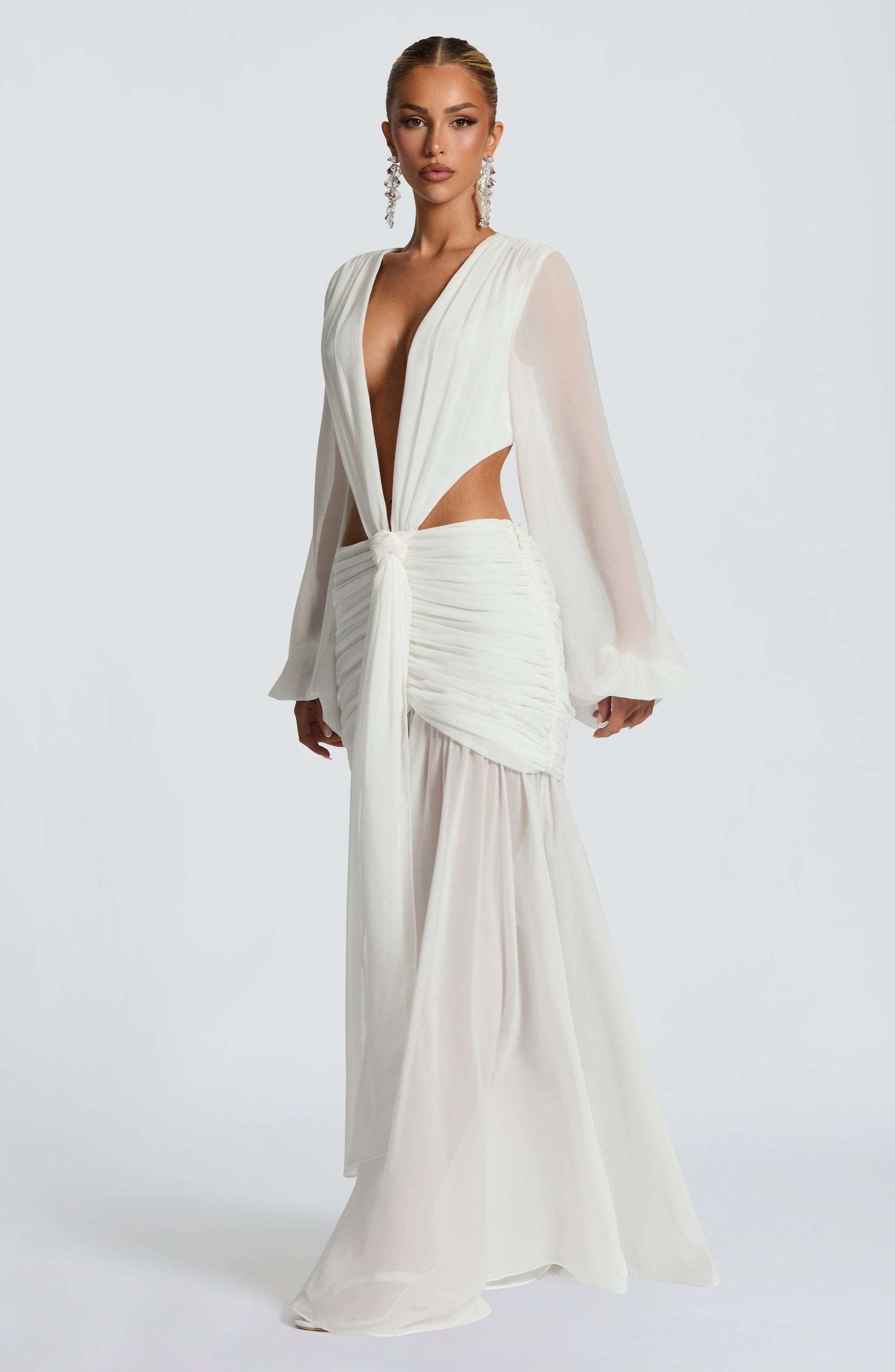 Andrina Maxi Dress - Ivory Ryvelle